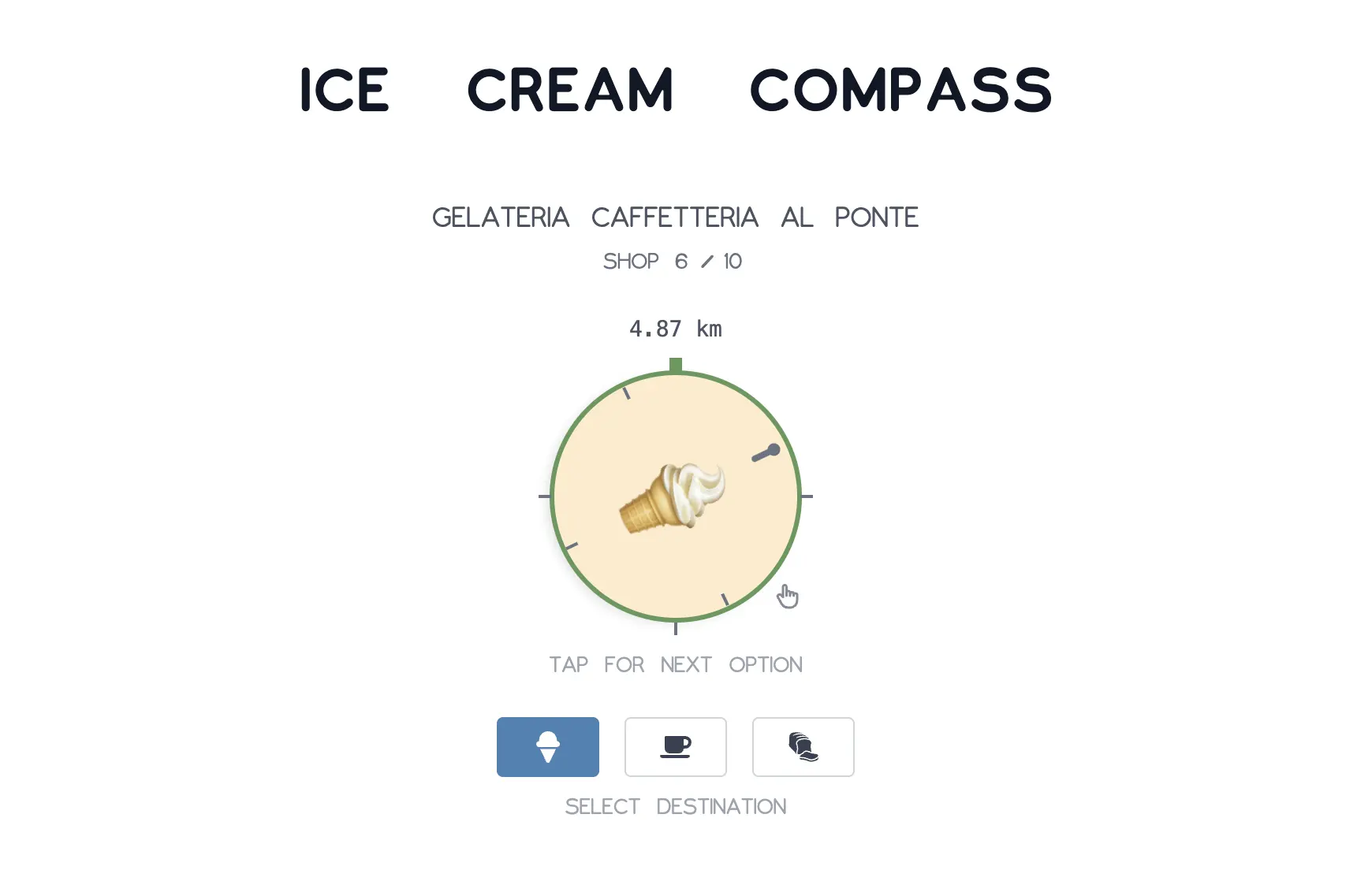 Ice Cream Compass